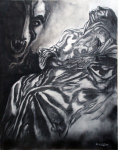 Cauchemar-de-Madeleineacrylique-fusain-encre-sur-toile73x92
