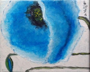 Coquelicot-bleu-acrylique-sur-toile-Copie