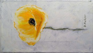 Coquelicot-jaune-acrylique-sur-toile-Copie