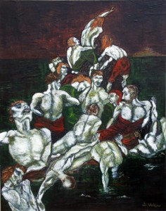 Les-Naufragés-acrylique-pastel-sur-toile73x92-Copie